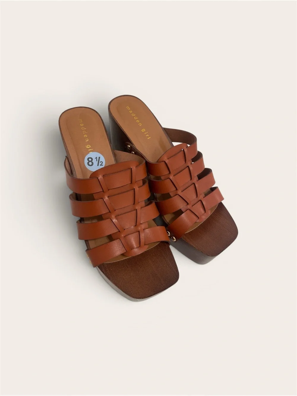 Madden Girl Crosby Platform Sandal Size 8.5